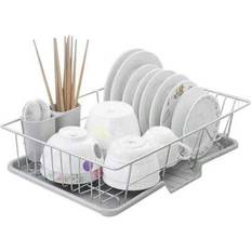 Dish Drainers on sale Shein With Drip Tray Cutlery Holder Dish Drainer