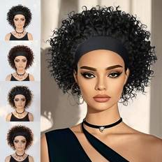 Hair Products Shein Afro Curly Headband Wig For Women
