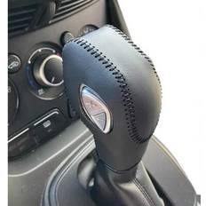 Gear Knobs Shein Black Leather Gear Shift Knob Cover Focus 20122016