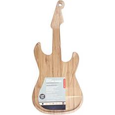 Kikkerland Bamboo Guitar Cutting PM16 Chopping Board