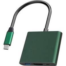 Sodial 3 in 1 USB-C Hub Adapter 4K30Hz
