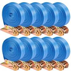 Shein 10 Pack Heavy Duty Ratchet Tie Down Straps