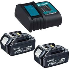 Makita Genuine 18V 5.0Ah LXT Battery BL1850 DC18SD 240V Charger
