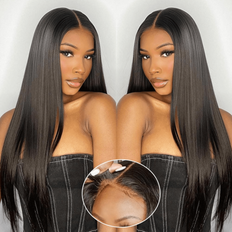 Shein HD Lace Glueless Human Hair Wig 10-36 Inch