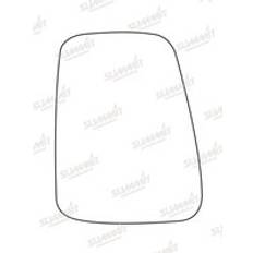 Cars Side Mirror Glass Summit SCG-03L Replacement Stick-On Mirror Glass
