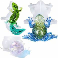 Candle Making Shein 3pcs Animal Epoxy Resin Molds