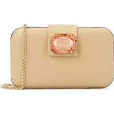Clutch Med Stor Sten - Beige/Pastelorange