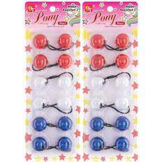 Hair Products Beauty Town 12 Pcs 25mm Hair Ties