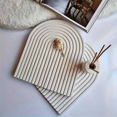 Candle Making Shein U-Shaped Tray Resin Mold Arch Candlestick