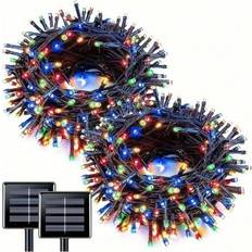 String Lights Shein Solar Powered LED Garland Fairy Lights String Light