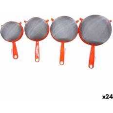 Strainers on sale Quttin Aluminium Plastic Set of 24 Units Strainer