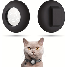 2 PCS Soft Silicone Cat Collar Holder