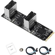 Controller Cards Tauoh M.2 PCIe3.0 to 8 Ports SATA 6G Controller Card