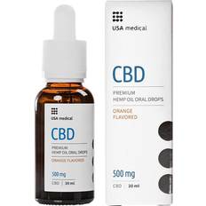 USA medical CBD Oil 500 mg Orange 30 ml