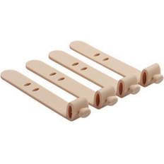 White Cable Storage BOSHENG 12PCS Earphone Clip Silicone Winder Charger