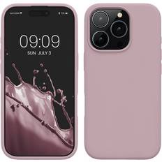 Kwmobile Silicone Case iPhone 16 Pro Mauve