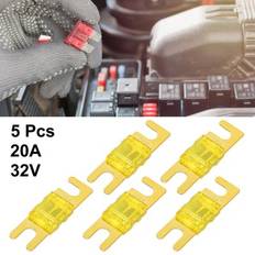 Uxcell 5pcs Mini Anl Fuses 20 Amp