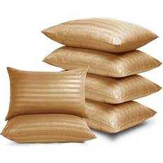 Stripes Pillow Cases Aspire Homeware Stripe Anti-Allergic Luxury Covers Pack of 6 Pillow Case