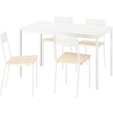 IKEA Vihals Buslätt Bord Och 4 Stolar 125x74 cm Bordsgrupp