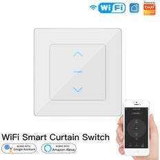 Greenzech White WiFi Smart Curtain Switch