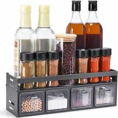 Spice Racks Shein 2 Tier Wall-Mounted Kitchen Spice Racks