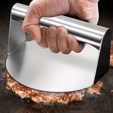 Temu 6-Inch Stainless Steel Burger Press Hamburgerpress
