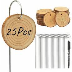 Plant Labels Shein Wooden Plant Labels Marker Pen 25 Pcs