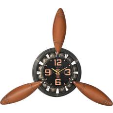 Roman Numerals Wall Clocks Home ESPRIT Vintage Brown Black Metal Wall Clock