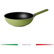 Gröna Wokpannor Guzzini Wok Ø28 cm Avocado Green