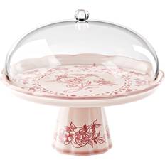 Rosa Kakfat Guzzini Cake Stand With Dome Josephine Dusty Pink Kakfat