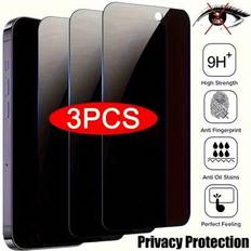 Screen Protectors Shein 3Pcs Anti-Spy Privacy Tempered Glass For Iphone