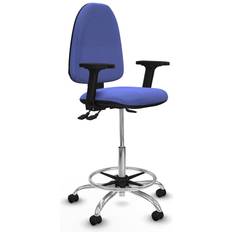 Blue Office Chairs B2D05RP Light Blue High Office Chair