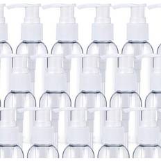 Travel Bottles Shein 5Pcs Clear Round Shoulder Bottles Dispenser