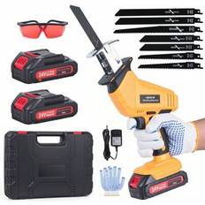 Power Saws Shein Cordless Reciprocating Saw 2 X 24V