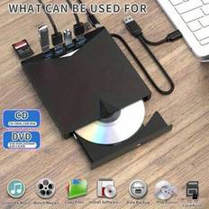 Optical Drives Shein 7-In-1 USB 3.0 Type C Portable DVD Drive