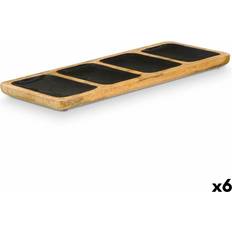 Bakke Med Rum MALI-941 B Sort 46 x 3 x 17 cm 6 pcs