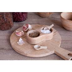 Wood Salt Bowls Nkuku Milaku Mango Wood Pepper Server Salt Bowl