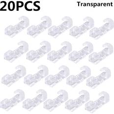 BOSHENG 20Pcs Self-Adhesive Cable Clips Organizer