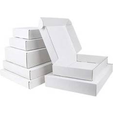 Shein 10pcs White Corrugated Cardboard Box