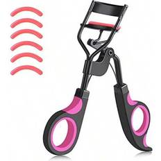 Eyelash Curlers Shein MLEyelash Curler With 5 Silicone Refill Pads - Purple Black