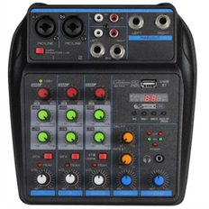 Studio Mixers Torribaly 4 Channel Mini Audio Mixer Console