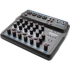 Studio Mixers Hcscfish M-6 Portable Mini Mixer Audio DJ Console