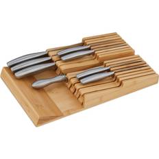 Relaxdays Knife Holder Drawer Insert 5.5 x 24 x 40 cm