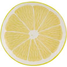 Bordallo Pinheiro Citron 22 cm Citrongul Flat tallrik 22cm
