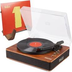 Fenton RP162D Record Player Bluetooth Speakers Vinyl LP Stand