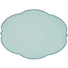Blommiga Bordstabletter Guzzini Flowers Dusty Blue Bordstablett Blå