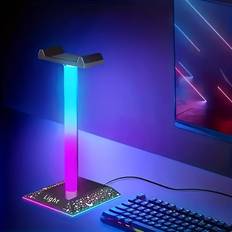Temu Rgb Gaming Atmosphere Light Headphone Stand