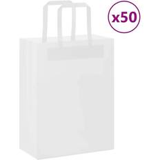Innpakning vidaXL Paper Bags 50 pcs With Handles