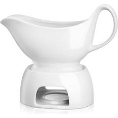 Sauce Boats Hokku Designs 17oz Large Ceramic Gravy 5.1 H x 9 W x 9 L Sauce Boat