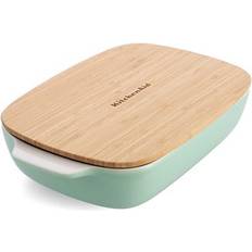 KitchenAid Med Lock 40x25x8.8 cm Pistachio Ugnsform